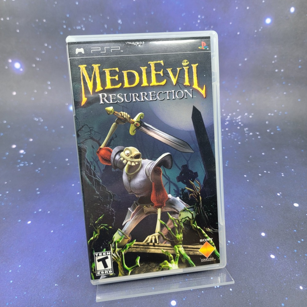 MediEvil Resurrection Sony PSP Game UMD UCUS-98620 Complete with Manual